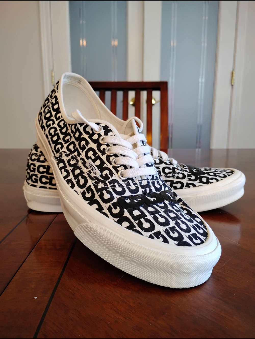 Comme des Garçons CDG x Vans Vault OG Authentic LX Monogram Size 11 Rare